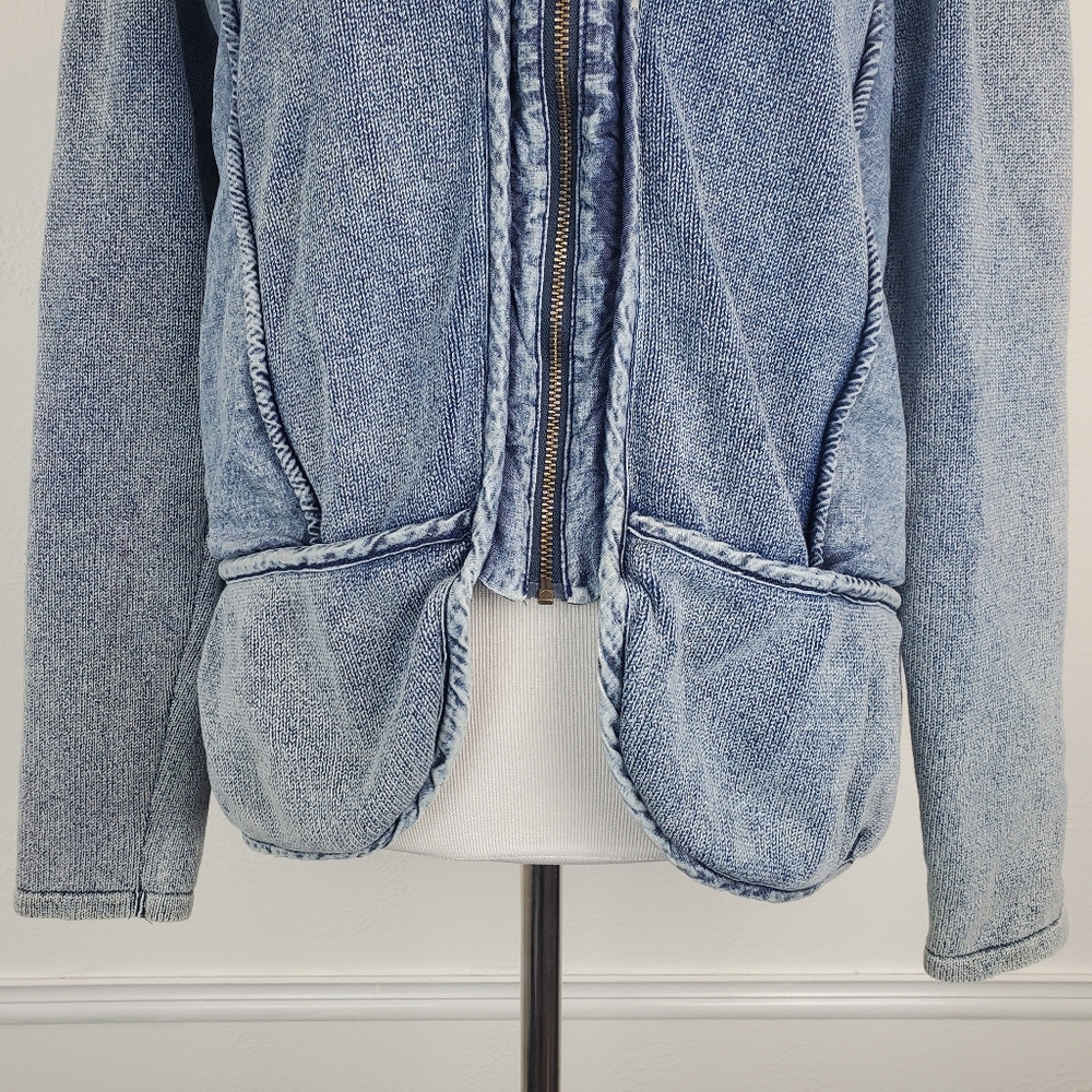 Blue Willi's Jean Jacket Denim Danish Denmark Scandinavian Spring Boho Nordic - Picture 7 of 16